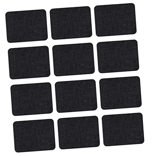 Uonlytech 20 Stück Bügelflicken Schwarze Rechteckige Denim Patches für Jeans Jacken Taschen und Bastelprojekte Selbstklebend für Kreative Diy Reparaturen Uonlytech 20 Stück Bügelflicken Schwarze Rechteckige Denim Patches für Jeans Jacken Taschen und Bastelprojekte Selbstklebend für Kreative Diy Reparaturen von Uonlytech