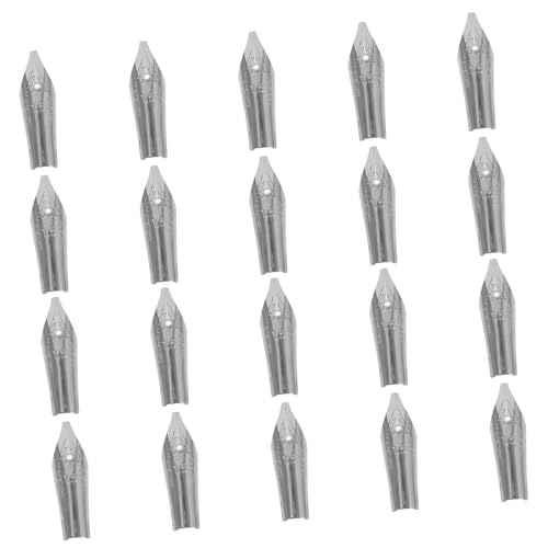 Uonlytech 20 Stück Füllfederhalterfeder Tipp Bußgeld Stifte zum Schreiben Nibs Zeichnung Ersatzfedern für Füllfederhalter Tintenstiftspitzen Stift Ersatzspitzen Metall Silver Uonlytech 20 Stück Füllfederhalterfeder Tipp Bußgeld Stifte zum Schreiben Nibs Zeichnung Ersatzfedern für Füllfederhalter Tintenstiftspitzen Stift Ersatzspitzen Metall Silver von Uonlytech