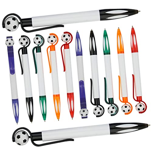 Uonlytech 20 Stück Fußball Kugelschreiber Bunte Schreibgeräte für Büro Schule und Fußballpartys Kreatives Design für Notizen und Zeichnungen Uonlytech 20 Stück Fußball Kugelschreiber Bunte Schreibgeräte für Büro Schule und Fußballpartys Kreatives Design für Notizen und Zeichnungen von Uonlytech