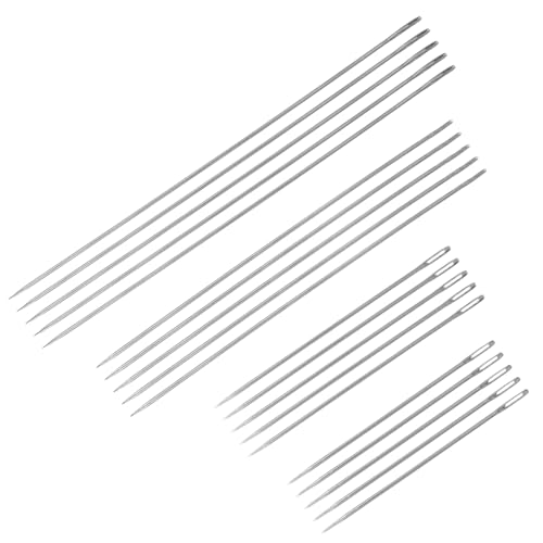 Uonlytech 20 Stück Gobelin-Nadel für den Haushalt tragbare Gobelinnadel kompakte Garnnadel Nähzubehör bequeme Nähnadel verschleißfeste Garnnadel Stricknadel Metall Silver Uonlytech 20 Stück Gobelin-Nadel für den Haushalt tragbare Gobelinnadel kompakte Garnnadel Nähzubehör bequeme Nähnadel verschleißfeste Garnnadel Stricknadel Metall Silver von Uonlytech
