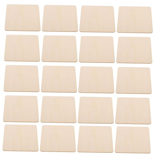 Uonlytech 20 Stück Gravurmodellvorlage Maltafel Aus Holz Unvollendete Quadratische Holzuntersetzer Holzformen Rohlinge Für Holzschnitzereien Quadratische Holzscheiben Khaki Hölzern von Uonlytech