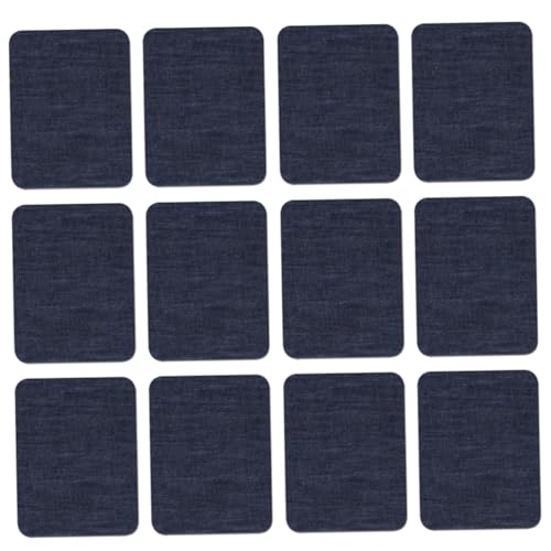 Uonlytech 20 Stück Klebeflicken Flicken Stoffflicken Basteln Nähen Hosenflicken Jeans Jacken Denim Stoffaufkleber Stickflicken Stoffflicken Applikationen Kleber von Uonlytech