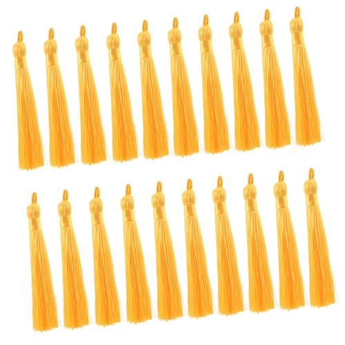 Uonlytech 20 Stück Lange Quasten Anhänger Ohrringe Zubehör für DIY Schlüsselanhänger Schmuck und Ohrringe Gelb Bastelprojekte und Festliche Anlässe Uonlytech 20 Stück Lange Quasten Anhänger Ohrringe Zubehör für DIY Schlüsselanhänger Schmuck und Ohrringe Gelb Bastelprojekte und Festliche Anlässe von Uonlytech