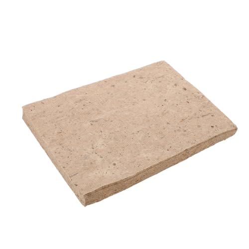 Uonlytech 20 Stück Maulbeerpapier Scrapbooking Sammelalbum Herstellung Scrapbook-Papierblock Decoupage-Zeichenpapier Reispapier Texturfaser für Washi-Papier Beige Uonlytech 20 Stück Maulbeerpapier Scrapbooking Sammelalbum Herstellung Scrapbook-Papierblock Decoupage-Zeichenpapier Reispapier Texturfaser für Washi-Papier Beige von Uonlytech
