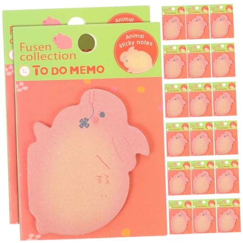 Uonlytech 20 Stück Memo Sticker Cartoon Hase Selbstklebende Notizzettel Memo Pads Büro Klebezettel Lustige Tiermotive Praktische Haftnotizen für Schule und Büro Uonlytech 20 Stück Memo Sticker Cartoon Hase Selbstklebende Notizzettel Memo Pads Büro Klebezettel Lustige Tiermotive Praktische Haftnotizen für Schule und Büro von Uonlytech