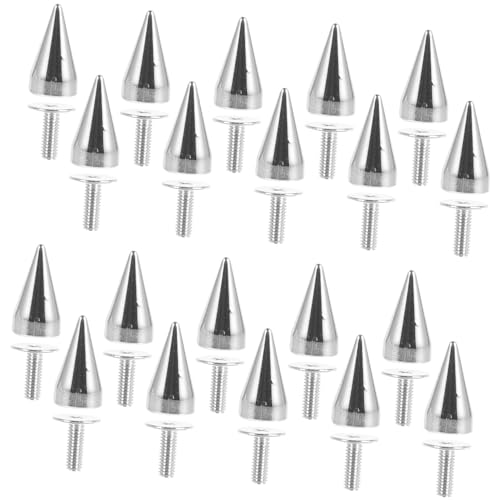 Uonlytech 20 Stück Metallspitzen Nieten für Kleidung und Diy Projekte Robuste Punkige Spikes für Taschen Schuhe und Jacken Langlebige Zubehörteile für Handarbeiten Uonlytech 20 Stück Metallspitzen Nieten für Kleidung und Diy Projekte Robuste Punkige Spikes für Taschen Schuhe und Jacken Langlebige Zubehörteile für Handarbeiten von Uonlytech