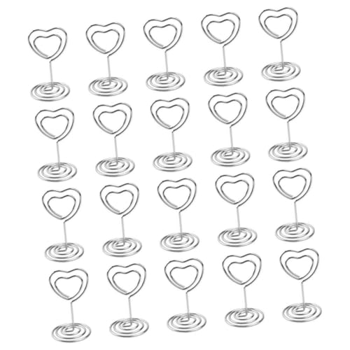 Uonlytech 20 Stück Notizordner Inhaber der Tabellennummer Karteninhaber Ort Mini Hochzeit Gruß Bildhalterständer Tischnummernhalter für Restaurants Memo -Clip Metall Silver Uonlytech 20 Stück Notizordner Inhaber der Tabellennummer Karteninhaber Ort Mini Hochzeit Gruß Bildhalterständer Tischnummernhalter für Restaurants Memo -Clip Metall Silver von Uonlytech
