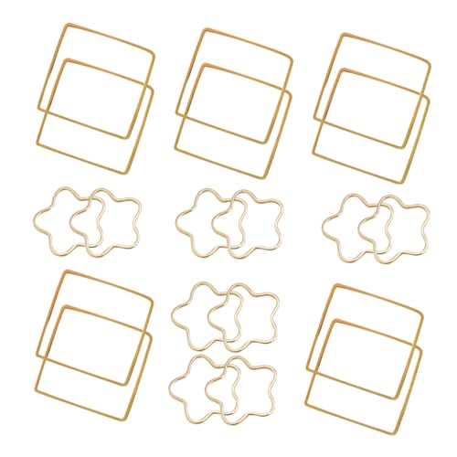 Uonlytech 20 Stück Ohrringe-ornamente Goldene Anhänger Perlen Für Schmuckhersteller Anhänger Für Die Schmuckherstellung Goldener Charme Kunsthandwerk Schlüssel Bastelzauber Reiz Metall von Uonlytech