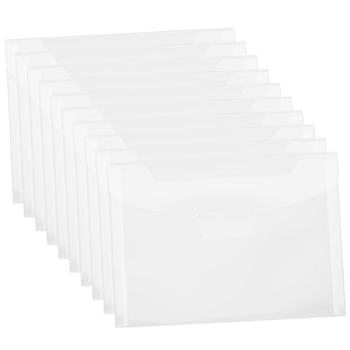 Uonlytech 20 Stück Pack Transparente Dokumententaschen aus Material Wasserdichte Aufbewahrung für Rechnungen Quittungen Visitenkarten und für Organisation von Unterlagen Uonlytech 20 Stück Pack Transparente Dokumententaschen aus Material Wasserdichte Aufbewahrung für Rechnungen Quittungen Visitenkarten und für Organisation von Unterlagen von Uonlytech