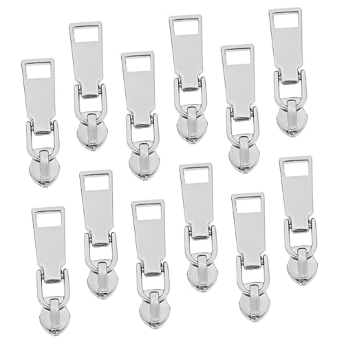Uonlytech 20 Stück Reißverschluss-zubehör Koffer Reisen Gepäck Universal- Rucksäcke Zieht Bag Reißverschlusskopf Reißverschluss -reparaturwerkzeug Silver Zinklegierung Uonlytech 20 Stück Reißverschluss-zubehör Koffer Reisen Gepäck Universal- Rucksäcke Zieht Bag Reißverschlusskopf Reißverschluss -reparaturwerkzeug Silver Zinklegierung von Uonlytech