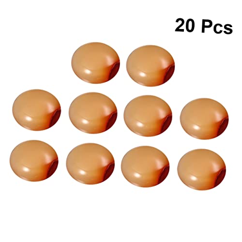 Uonlytech 20 Stück Rote Karneol Cabochons Patch für DIY Schmuckgestaltung Glassteine Vielseitig Einsetzbar für Schmuck und Dekorationen von Uonlytech