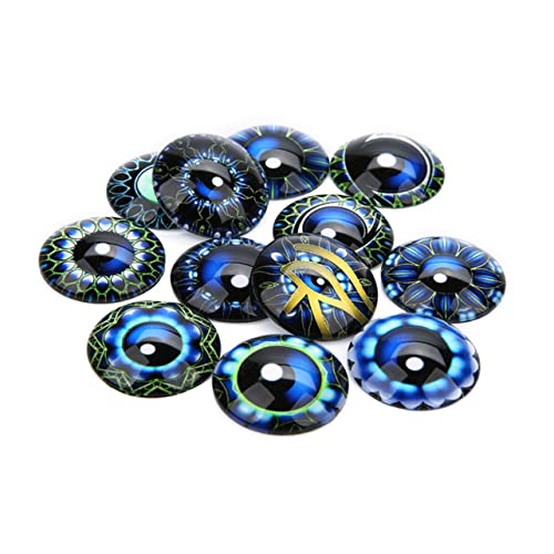 Uonlytech 20 Stück Runde Cabochon Patches Blau DIY Schmuckmaterial Edelstein Aufkleber für Bastelarbeiten Schmuckdesign Uhr Dekoration Uonlytech 20 Stück Runde Cabochon Patches Blau DIY Schmuckmaterial Edelstein Aufkleber für Bastelarbeiten Schmuckdesign Uhr Dekoration von Uonlytech