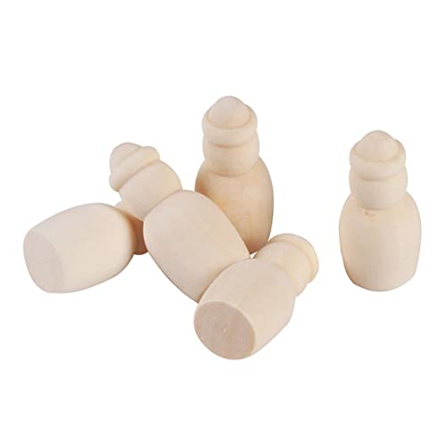 Uonlytech 20 Stück Teiliges Diy Holzfiguren zum Bemalen für Handgefertigte für Schreibtisch für Bastelprojekte und Uonlytech 20 Stück Teiliges Diy Holzfiguren zum Bemalen für Handgefertigte für Schreibtisch für Bastelprojekte und von Uonlytech