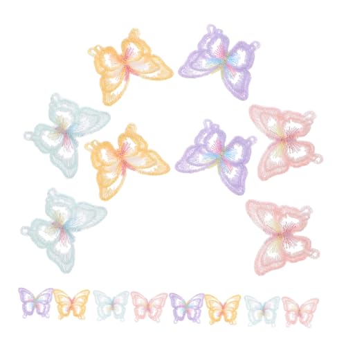 Uonlytech 20 Stück Teiliges Doppellagige Schmetterling Applikationen aus Organza zum Aufnähen Bestickte DIY Patches für Hochzeitskleider Schuhe Hüte und Kleidungsreparatur Farbiges Dekor Uonlytech 20 Stück Teiliges Doppellagige Schmetterling Applikationen aus Organza zum Aufnähen Bestickte DIY Patches für Hochzeitskleider Schuhe Hüte und Kleidungsreparatur Farbiges Dekor von Uonlytech