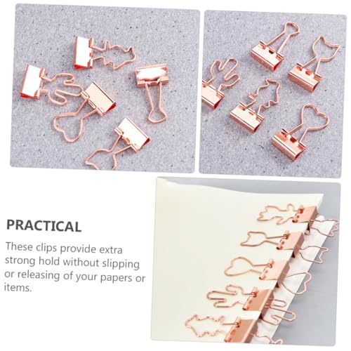 Uonlytech 20 Stück Teiliges Metallklammern Büroklammern in Roségold Katzenmotiv Praktische Aktenklammern für Papierstapel Leichte Langlebige Büro und Schreibwaren für Zuhause und Büro Uonlytech 20 Stück Teiliges Metallklammern Büroklammern in Roségold Katzenmotiv Praktische Aktenklammern für Papierstapel Leichte Langlebige Büro und Schreibwaren für Zuhause und Büro von Uonlytech