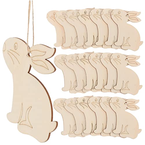 Uonlytech 20 Stück Teiliges Natürliche Holzscheiben Osteranhänger zum Basteln DIY Holzplättchen mit Kordeln Vielseitige Osterdeko zum Bemalen und Aufhängen Umweltfreundliche Holzdeko für Uonlytech 20 Stück Teiliges Natürliche Holzscheiben Osteranhänger zum Basteln DIY Holzplättchen mit Kordeln Vielseitige Osterdeko zum Bemalen und Aufhängen Umweltfreundliche Holzdeko für von Uonlytech