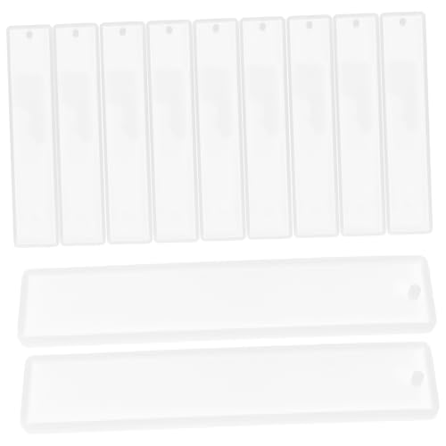 Uonlytech 20 Stück Teiliges Rechteckiges Silikon Lesezeichen Gießform für Epoxidharz DIY Bastelprojekte Flexible Silikonform für Langlebige Lesezeichen Herstellung Wiederverwendbar und Uonlytech 20 Stück Teiliges Rechteckiges Silikon Lesezeichen Gießform für Epoxidharz DIY Bastelprojekte Flexible Silikonform für Langlebige Lesezeichen Herstellung Wiederverwendbar und von Uonlytech