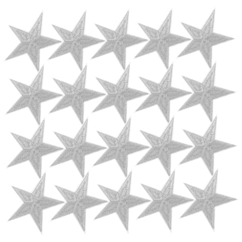 Uonlytech 20 Stück Teiliges Stern Bügelaufnäher Silber Bestickte Stern-patches zum Aufbügeln und Annähen für Kleidung Rucksäcke Hüte Jacken Farbintensive Langlebige Stickerei Einfache Uonlytech 20 Stück Teiliges Stern Bügelaufnäher Silber Bestickte Stern-patches zum Aufbügeln und Annähen für Kleidung Rucksäcke Hüte Jacken Farbintensive Langlebige Stickerei Einfache von Uonlytech
