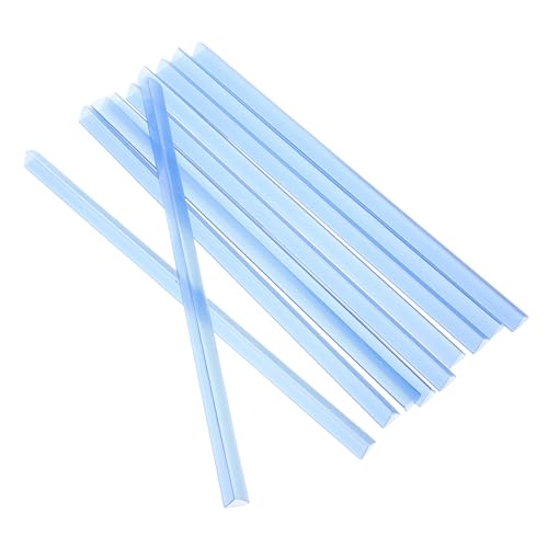Uonlytech 20 Stück Teiliges Transparente Pull Rod Binder Clips Stabile Kunststoff Bindestangen für Dokumente Multifunktionale Slide Binder für Büro und Zuhause Blau von Uonlytech