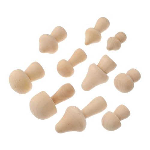 Uonlytech 20 Stück Teiliges Unbemalte Holzpilze DIY Mini holzfiguren zum Bemalen Natürliche Mini pilzstatuen für Bastelprojekte und Tischdeko Geeignet für Garten Wohnaccessoires Uonlytech 20 Stück Teiliges Unbemalte Holzpilze DIY Mini holzfiguren zum Bemalen Natürliche Mini pilzstatuen für Bastelprojekte und Tischdeko Geeignet für Garten Wohnaccessoires von Uonlytech