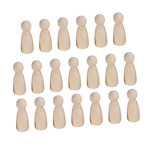 Uonlytech 20 Stück Teiliges Unbemalter Holzpuppen für Diy und Gestalten von Graffiti Figuren Mädchenform Leichtes Gelb für Projekte und Dekoration Uonlytech 20 Stück Teiliges Unbemalter Holzpuppen für Diy und Gestalten von Graffiti Figuren Mädchenform Leichtes Gelb für Projekte und Dekoration von Uonlytech