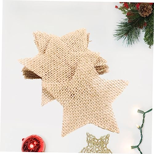 Uonlytech 20 Stück Teiliges Weihnachtsdeko aus Rustikalem Jutestoff Langlebige Stern Burlap Ausschnitte für DIY Bastelarbeiten Weihnachtsbaum und Fensterdekoration Vielseitig Bemalbar und Uonlytech 20 Stück Teiliges Weihnachtsdeko aus Rustikalem Jutestoff Langlebige Stern Burlap Ausschnitte für DIY Bastelarbeiten Weihnachtsbaum und Fensterdekoration Vielseitig Bemalbar und von Uonlytech