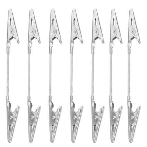 Uonlytech 20 Stück doppelköpfige Krokodilklemmen: Fotohalter aus Metalldraht für Bilder, Memo-Notizen – 3,93 Zoll große Krokodilklemmen aus Metalldraht für Fotos, Visitenkarten Uonlytech 20 Stück doppelköpfige Krokodilklemmen: Fotohalter aus Metalldraht für Bilder, Memo-Notizen – 3,93 Zoll große Krokodilklemmen aus Metalldraht für Fotos, Visitenkarten von Uonlytech