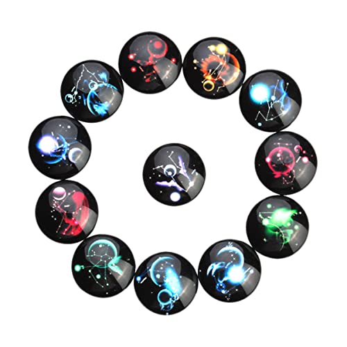 Uonlytech 20 Stücke DIY Zubehör Schmuck Sterne Machen Nacht Perlen Edelsteine ​​ Snaps Cabochons von Uonlytech