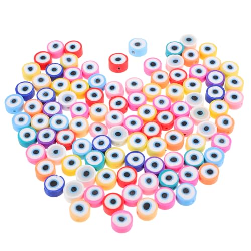 Uonlytech 200 Stück Evil Eye Schmuckperlen Lose Spacer Beads aus Robustem Material DIY Bastelperlen für Armbänder Ketten und Charms Geeignet zum Auffädeln und Schmuckherstellung Uonlytech 200 Stück Evil Eye Schmuckperlen Lose Spacer Beads aus Robustem Material DIY Bastelperlen für Armbänder Ketten und Charms Geeignet zum Auffädeln und Schmuckherstellung von Uonlytech
