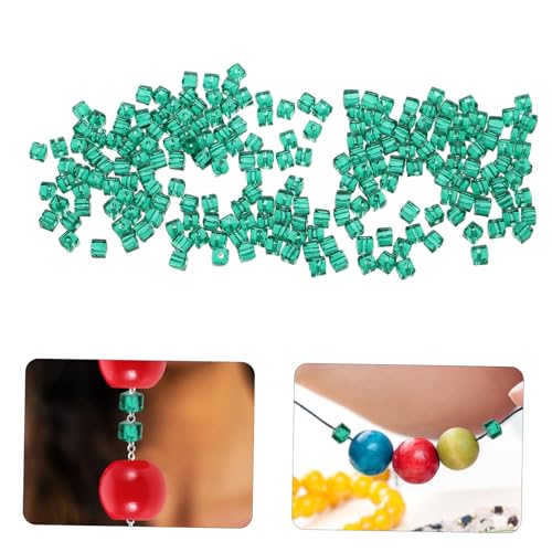 Uonlytech 200 Stück Facettierte Glaswürfel Perlen Transparente Lose Spacer Schmuckperlen für Halsketten Armbänder DIY Basteln Tiefes Grün Multifacettiert Kristallähnlich Vielseitig Uonlytech 200 Stück Facettierte Glaswürfel Perlen Transparente Lose Spacer Schmuckperlen für Halsketten Armbänder DIY Basteln Tiefes Grün Multifacettiert Kristallähnlich Vielseitig von Uonlytech