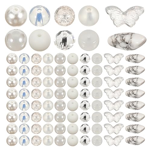 Uonlytech 200 Stück Glasperlen Runde Perlen für Schmuckherstellung Diy Haarschmuck und Bastelprojekte für Kreative Bastelideen und Heimdekoration Uonlytech 200 Stück Glasperlen Runde Perlen für Schmuckherstellung Diy Haarschmuck und Bastelprojekte für Kreative Bastelideen und Heimdekoration von Uonlytech