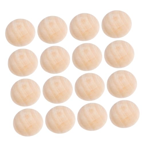 Uonlytech 200 Stück Halbe Holzperlen Diy Unvollendete Holz Kugeln Halbkreis Holz Bastelperlen für Projekte Natürliche Farbe für Schmuck und Handwerk Uonlytech 200 Stück Halbe Holzperlen Diy Unvollendete Holz Kugeln Halbkreis Holz Bastelperlen für Projekte Natürliche Farbe für Schmuck und Handwerk von Uonlytech