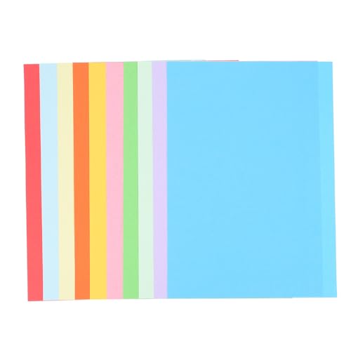 Uonlytech 200 Stück Handgefertigte Origami Bogen Für Verschiedene Regenbogenfarben Zum Basteln Für DIY Zubehör Papier Bunt von Uonlytech