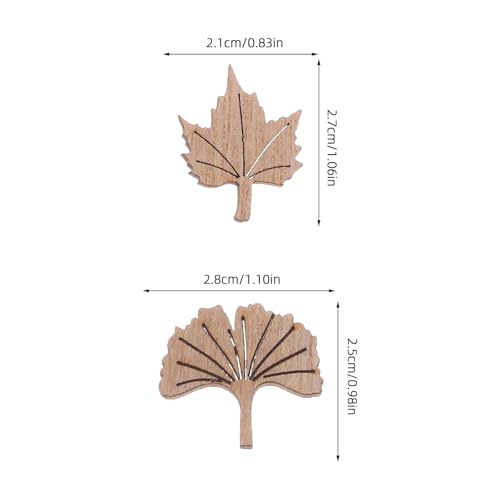 Uonlytech 200 Stück Holzblätter Dekoration Ahorn Ginkgo-formen Rustikale Holzscheiben Bastelstreu Bemalbare Holzstücke für DIY Herbstdeko Handwerk und Tischgestaltung Uonlytech 200 Stück Holzblätter Dekoration Ahorn Ginkgo-formen Rustikale Holzscheiben Bastelstreu Bemalbare Holzstücke für DIY Herbstdeko Handwerk und Tischgestaltung von Uonlytech