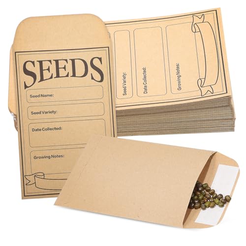 Uonlytech 200 Stück Kraft Umschläge Kleine Verpackung Braune Einzahlungsumschläge Zubehör Festaufbewahrung Papierumschläge Postkartenumschläge Papiertüten Verpackung Mini von Uonlytech