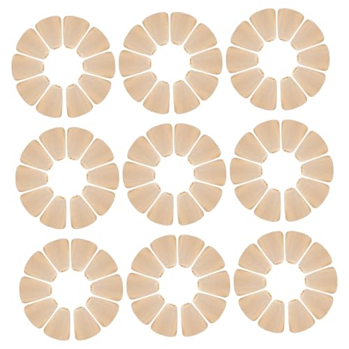 Uonlytech 200 Stück Natürliche Holzperlen Geformt mit Großem Loch Unbehandelte Abstandshalter für DIY Schmuckherstellung Armbänder Halsketten Makramee und Basteldekorationen von Uonlytech