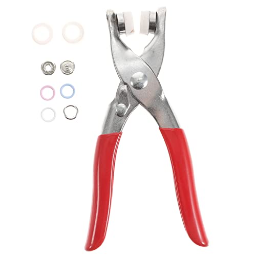 Uonlytech 200 Stück Snap Knopf Set mit Metall Druckknöpfen Zange und Hülsen für Diy Nähprojekte für Dünne Kleidung und Handarbeiten von Uonlytech