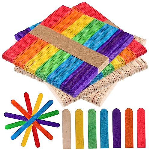 Uonlytech 200 Stück Teiliges Bunte und Naturbelassene Holzstäbchen für Eis und Bastelarbeiten Stabile Holzspatel für Diy Kunstprojekte Langlebig und Vielseitig Einsetzbar Uonlytech 200 Stück Teiliges Bunte und Naturbelassene Holzstäbchen für Eis und Bastelarbeiten Stabile Holzspatel für Diy Kunstprojekte Langlebig und Vielseitig Einsetzbar von Uonlytech