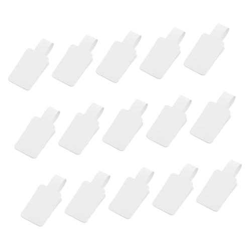 Uonlytech 200 Stück schild Schmuckanhänger Tags für Schmuck Etikett Aufkleber Stichworte leer Preisschilder Kleine Tags Halskettenlaschen aus Karton Schmuck-Display-Karte Papier Weiß Uonlytech 200 Stück schild Schmuckanhänger Tags für Schmuck Etikett Aufkleber Stichworte leer Preisschilder Kleine Tags Halskettenlaschen aus Karton Schmuck-Display-Karte Papier Weiß von Uonlytech