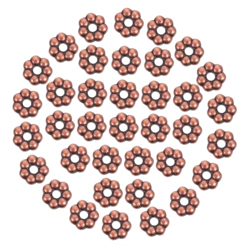 Uonlytech 2000 Stück Blumenförmige Perlen Kunststoffperlen für DIY Schmuck Bastelarbeiten und Mehr Langlebig und Farbecht für Projekte und Dekorationen von Uonlytech