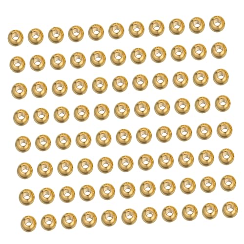 Uonlytech 2000 Stück Vergoldete Armbandperlen Runder Abstandshalter -Kunststoff Runde Perlen DIY -Abstandshalterperlen Perlen mit breitem Loch lose Abstandsperlen Plastik Golden Uonlytech 2000 Stück Vergoldete Armbandperlen Runder Abstandshalter -Kunststoff Runde Perlen DIY -Abstandshalterperlen Perlen mit breitem Loch lose Abstandsperlen Plastik Golden von Uonlytech