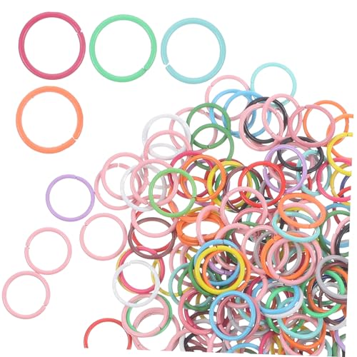 Uonlytech 200Stücke Biegeringe für Schmuckherstellung Verbindungsringe für DIY Armbänder und Schlüsselanhänger Strapazierfähigem Eisen für Kreative Handarbeiten Uonlytech 200Stücke Biegeringe für Schmuckherstellung Verbindungsringe für DIY Armbänder und Schlüsselanhänger Strapazierfähigem Eisen für Kreative Handarbeiten von Uonlytech