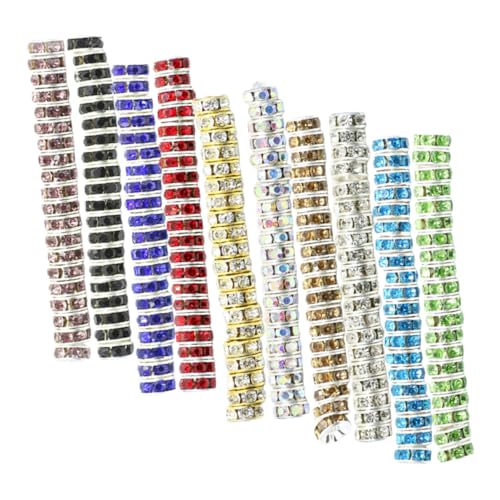 Uonlytech 200Stücke Glasperlen für Armbänder DIY Schmuckzubehör Spacer Beads Farben für Armbandgestaltung Bastelperlen Uonlytech 200Stücke Glasperlen für Armbänder DIY Schmuckzubehör Spacer Beads Farben für Armbandgestaltung Bastelperlen von Uonlytech
