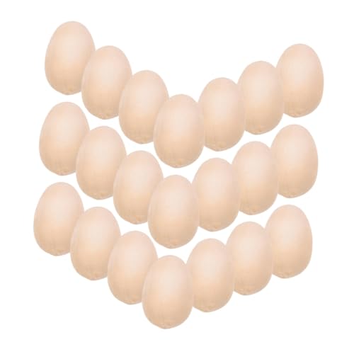 Uonlytech 200Stücke Holz Eier Dekoration Unvollendete Simulation DIY Bastelbedarf für Osterdekorationen Glatte Oberfläche für Gestaltung Requisiten Uonlytech 200Stücke Holz Eier Dekoration Unvollendete Simulation DIY Bastelbedarf für Osterdekorationen Glatte Oberfläche für Gestaltung Requisiten von Uonlytech