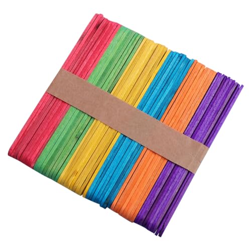 Uonlytech 200Stücke Jumbo Bastelstäbchen Holz Sticks Lebensmittelechtes Material für DIY Projekte Desserts und Bastelarbeiten Uonlytech 200Stücke Jumbo Bastelstäbchen Holz Sticks Lebensmittelechtes Material für DIY Projekte Desserts und Bastelarbeiten von Uonlytech