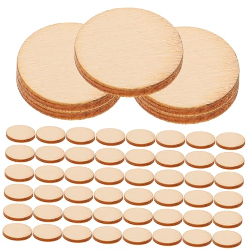 Uonlytech 200Stücke Leere Hölzerne Scheiben Unfertige Runde Holzstücke für DIY Handwerk für Bastelprojekte Malen Dekorieren und Hochzeitsfeiern Uonlytech 200Stücke Leere Hölzerne Scheiben Unfertige Runde Holzstücke für DIY Handwerk für Bastelprojekte Malen Dekorieren und Hochzeitsfeiern von Uonlytech