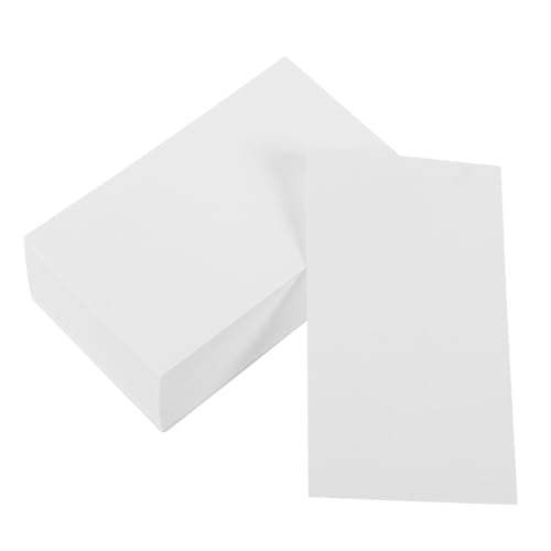 Uonlytech 200Stücke Leere Karteikarten DIY Lernkarten Blanko Notizkarten für Kreativität und Notizen Vielseitige Karten für Heimwerker und Handarbeiten Boxen von Uonlytech