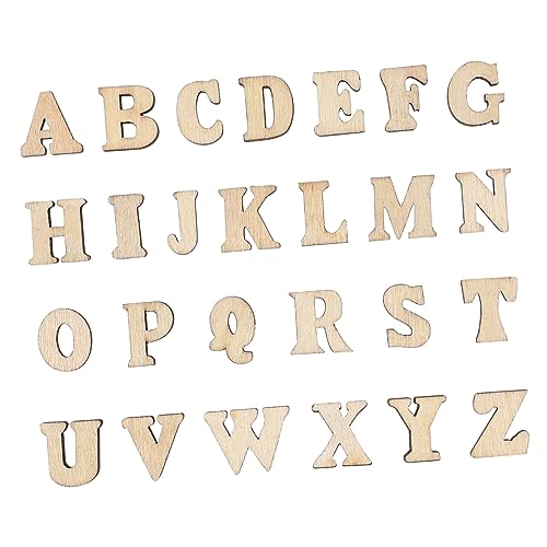 Uonlytech 200Stücke Unvollendete Holzausschnitte Buchstabenform DIY Holzbuchstaben für Bastelprojekte Bastelmaterial für Erwachsene Sicher und Glatt Uonlytech 200Stücke Unvollendete Holzausschnitte Buchstabenform DIY Holzbuchstaben für Bastelprojekte Bastelmaterial für Erwachsene Sicher und Glatt von Uonlytech