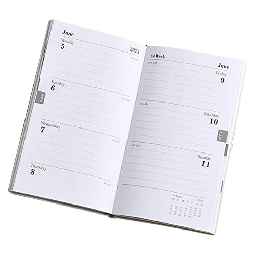Uonlytech 2023 Agenda-Buch Schule Planer Binder Notebook Zeitschriftenkalender monatlich schülerkalender Arbeitstagebuch Schulbedarf Kalender-Notizbuch Arbeiten Notizblock Dowling-Papier rot von Uonlytech