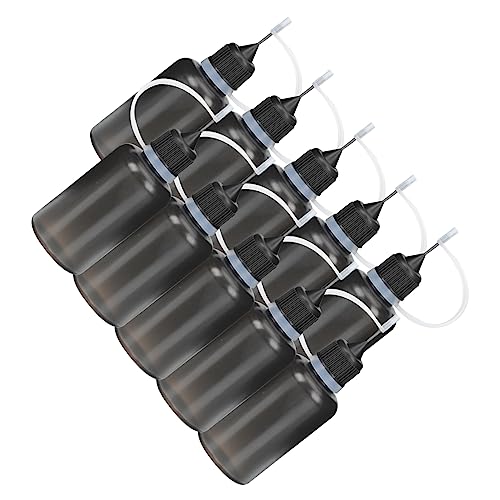 Uonlytech 20Stücke Ölabgabeflaschen Plastikflaschen mit Stahl Düse für Kleber und Mehr Vielseitige Quetschflasche für Haushalt und Industrie von Uonlytech